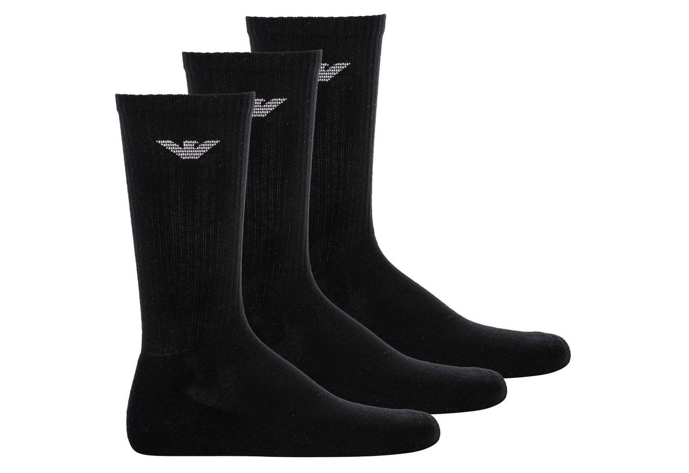 Emporio Armani Sportsocken Herren Socken, 3er Pack - Sporty Medium Socks von Emporio Armani