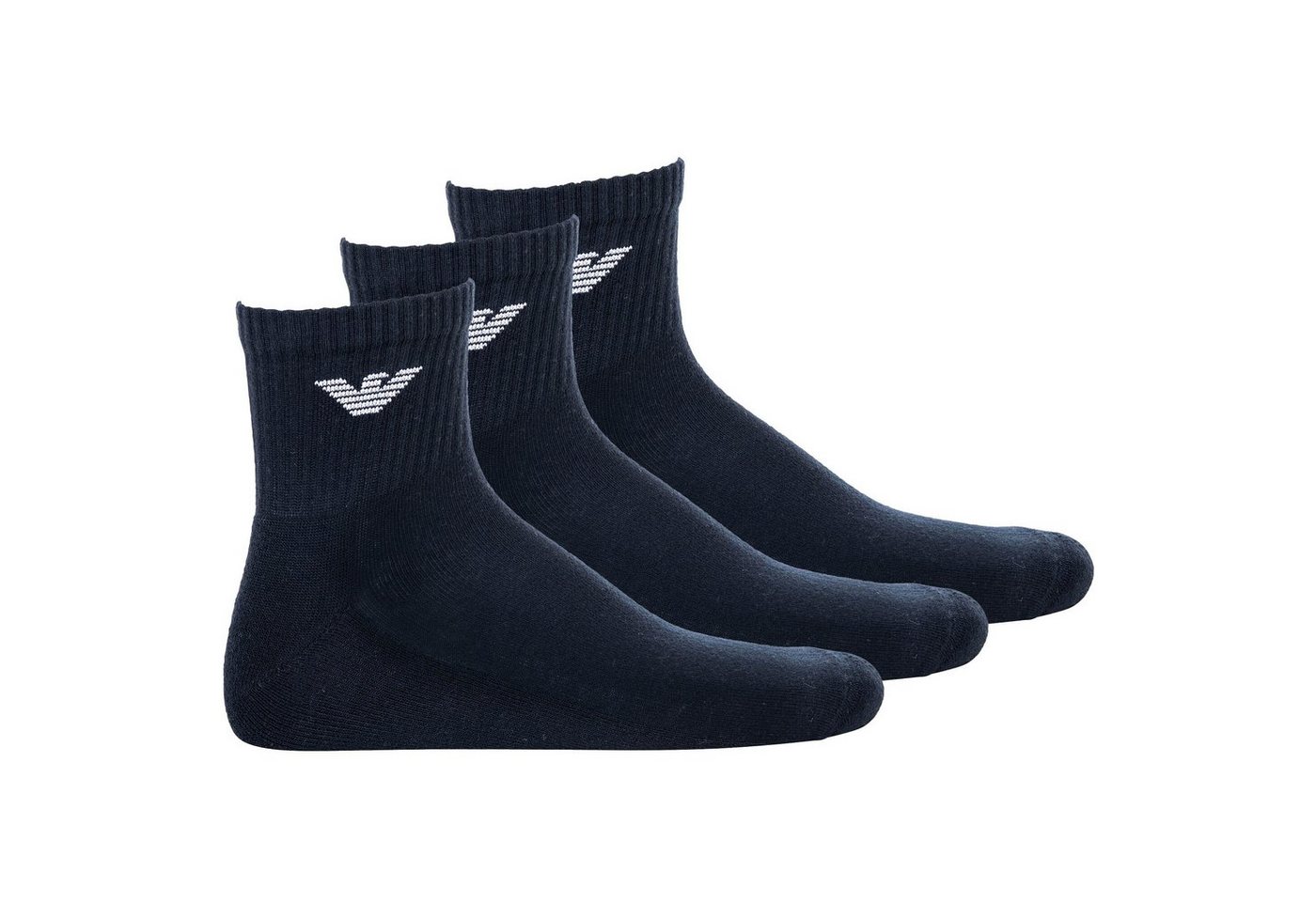 Emporio Armani Sportsocken Herren Socken, 3er Pack - Sporty Short Socks von Emporio Armani