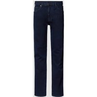 Emporio Armani Straight Leg Jeans mit Label-Applikation in Blau, Größe 38/32 von Emporio Armani