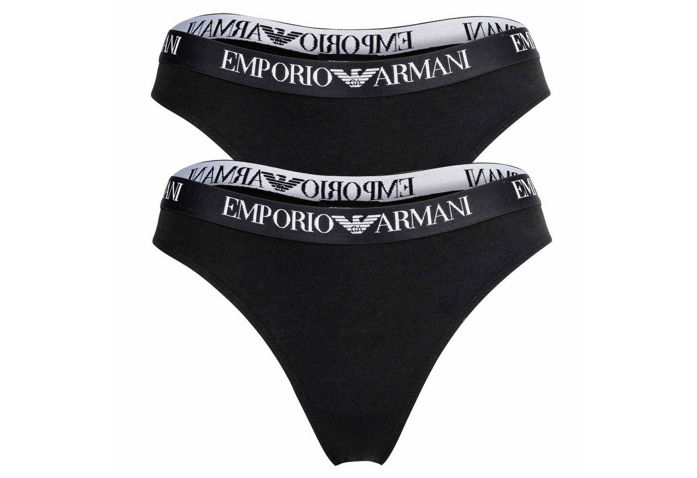 Emporio Armani String Damen String 2er Pack Baumwolle ESSENTIAL COTTON (Packung, 2er Pack) von Emporio Armani
