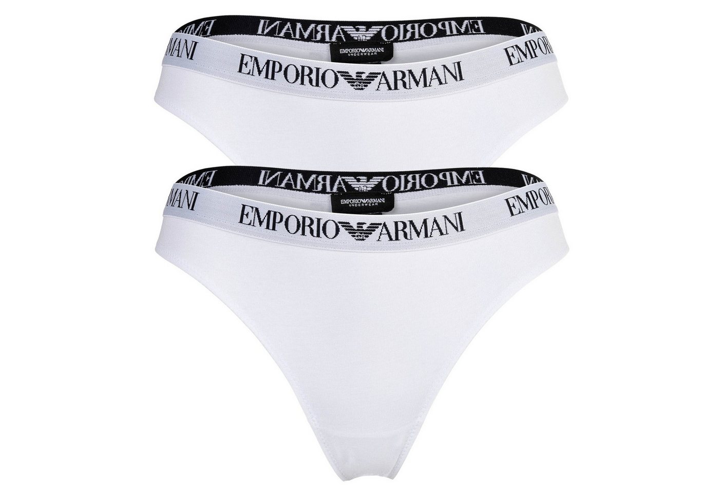 Emporio Armani String Damen String 2er Pack Baumwolle ESSENTIAL COTTON (Packung, 2er Pack) von Emporio Armani