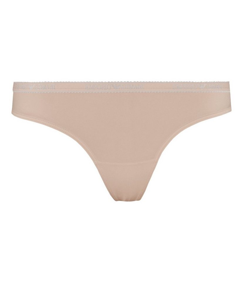 Emporio Armani String Thong Iconic Microfiber mit flachen Nähten Emporio Armani String Thong Iconic Microfiber mit flachen Nähten von Emporio Armani