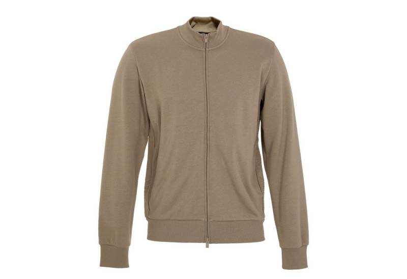 Emporio Armani Sweatjacke Felpa Loungewear mit Ripp-Stehkragen von Emporio Armani