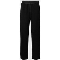 Emporio Armani Sweatpants mit Allover-Logo-Muster in Black, Größe XL von Emporio Armani