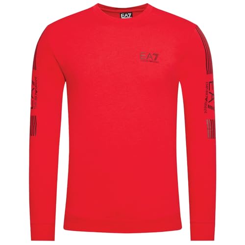 Emporio Armani Sweatshirt Herren EA7 6KPM55 PJ9FZ (Rot, M), rot, M von Emporio Armani
