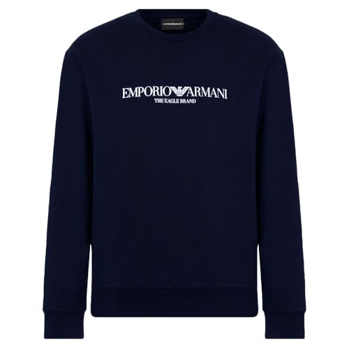 Emporio Armani Sweatshirt für Herren, dunkelblau, M von Emporio Armani