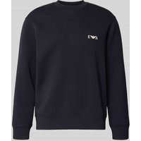 Emporio Armani Sweatshirt mit Label-Stitching in Marine, Größe XXL Emporio Armani Sweatshirt mit Label-Stitching in Marine, Größe XXL von Emporio Armani