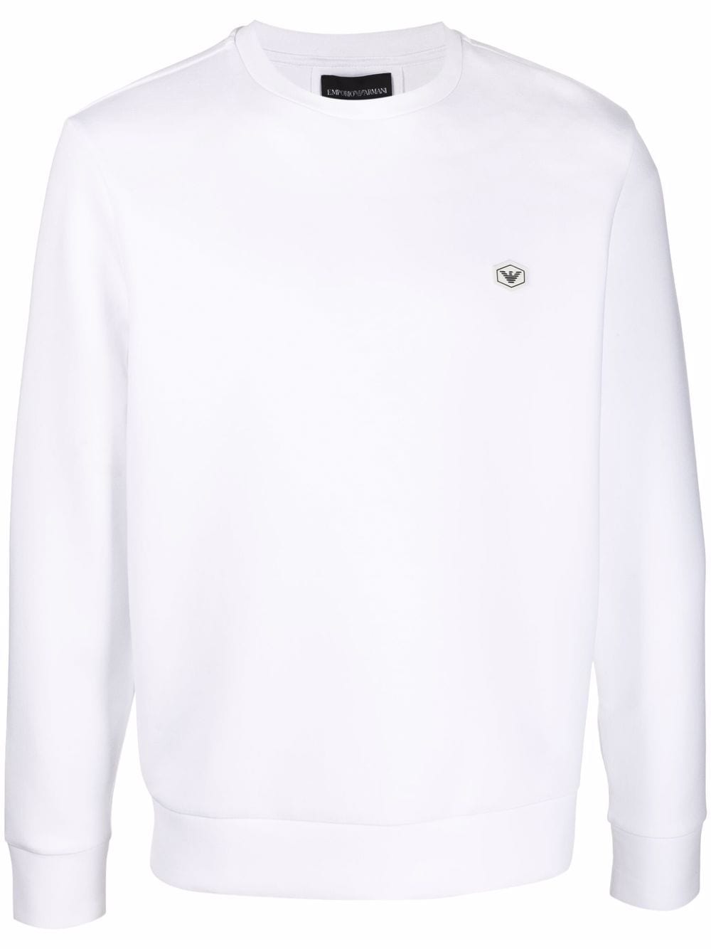 Emporio Armani Sweatshirt mit Rundhalsausschnitt - Weiß von Emporio Armani