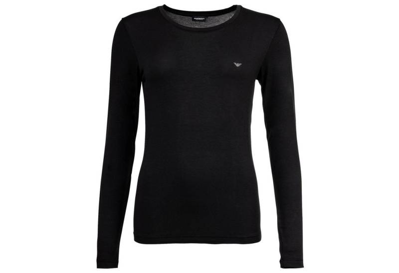 Emporio Armani T-Shirt Damen Longsleeve 1er Pack Viskose ESSENTIAL STUDS (Packung, 1er Pack) von Emporio Armani