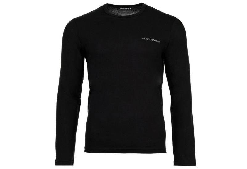 Emporio Armani T-Shirt Herren Longsleeve 1er Pack Baumwolle Pure Cotton (Packung, 1er Pack) von Emporio Armani