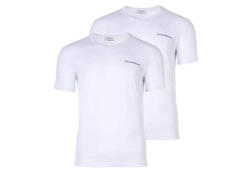Emporio Armani T-Shirt Herren T-Shirt 2er Pack Baumwolle CORE LOGOBAND (Packung, 2er Pack) von Emporio Armani