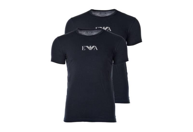 Emporio Armani T-Shirt Herren T-Shirt 2er Pack Baumwolle (Packung, 2er Pack) von Emporio Armani