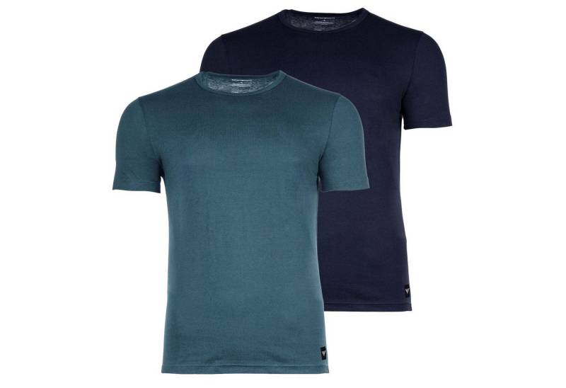 Emporio Armani T-Shirt Herren T-Shirt 2er Pack Baumwolle (Packung, 2er Pack) von Emporio Armani