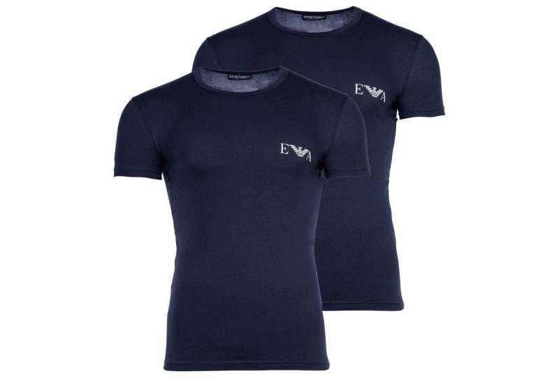 Emporio Armani T-Shirt Herren T-Shirt 2er Pack Baumwolle BOLD MONOGRAM (Packung, 2er Pack) von Emporio Armani