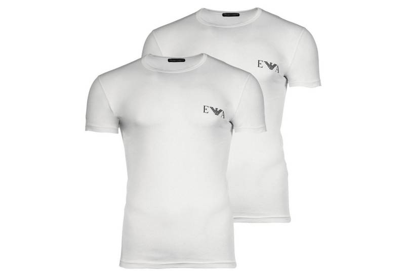 Emporio Armani T-Shirt Herren T-Shirt 2er Pack Baumwolle BOLD MONOGRAM (Packung, 2er Pack) von Emporio Armani
