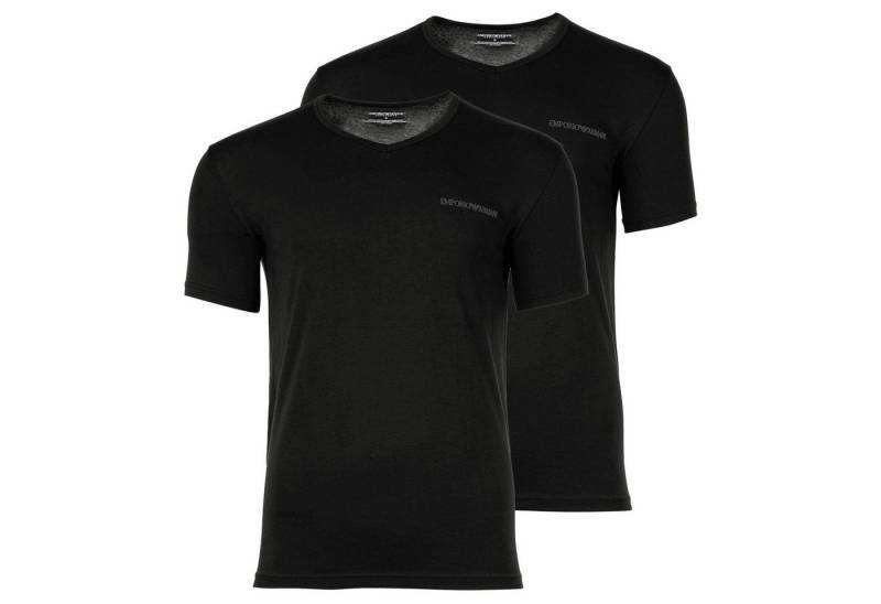 Emporio Armani T-Shirt Herren T-Shirt 2er Pack Baumwolle CORE LOGOBAND (Packung, 2er Pack) von Emporio Armani