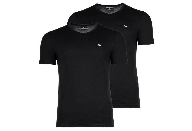 Emporio Armani T-Shirt Herren T-Shirt 2er Pack Baumwolle CORE LOGOBAND (Packung, 2er Pack) von Emporio Armani