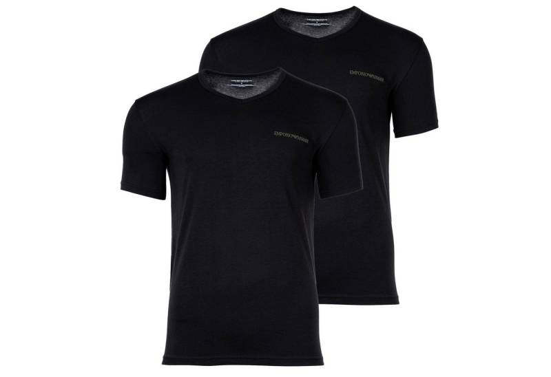 Emporio Armani T-Shirt Herren T-Shirt 2er Pack Baumwolle CORE LOGOBAND (Packung, 2er Pack) von Emporio Armani