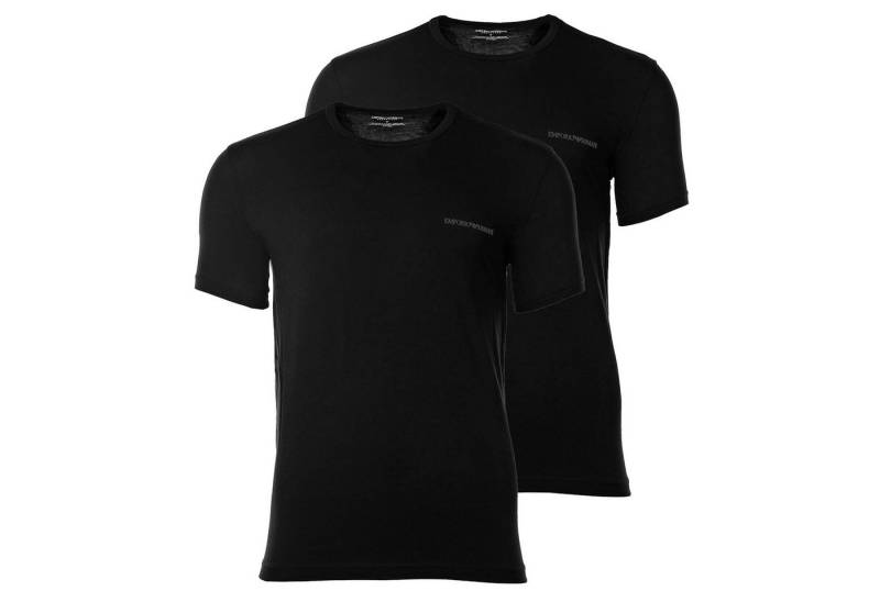 Emporio Armani T-Shirt Herren T-Shirt 2er Pack Baumwolle Pure Cotton (Packung, 2er Pack) von Emporio Armani
