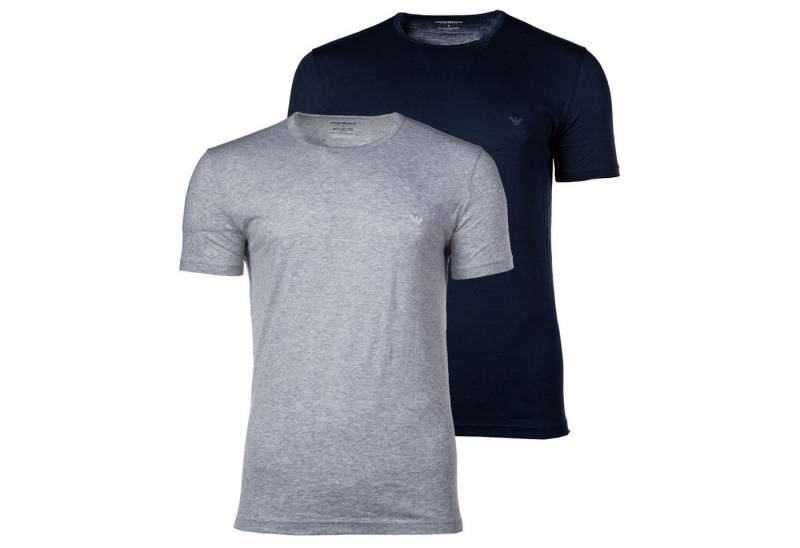 Emporio Armani T-Shirt Herren T-Shirt 2er Pack Baumwolle (Packung, 2er Pack) von Emporio Armani