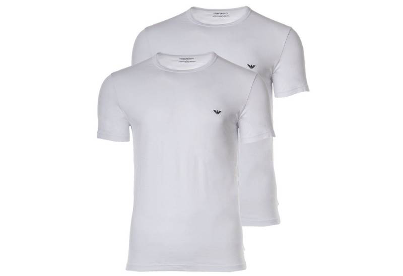 Emporio Armani T-Shirt Herren T-Shirt 2er Pack Baumwolle (Packung, 2er Pack) von Emporio Armani