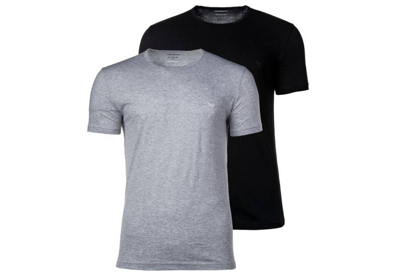 Emporio Armani T-Shirt Herren T-Shirt 2er Pack Baumwolle (Packung, 2er Pack) von Emporio Armani