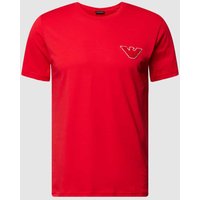 Emporio Armani T-Shirt mit Logo-Detail in Rot, Größe L von Emporio Armani
