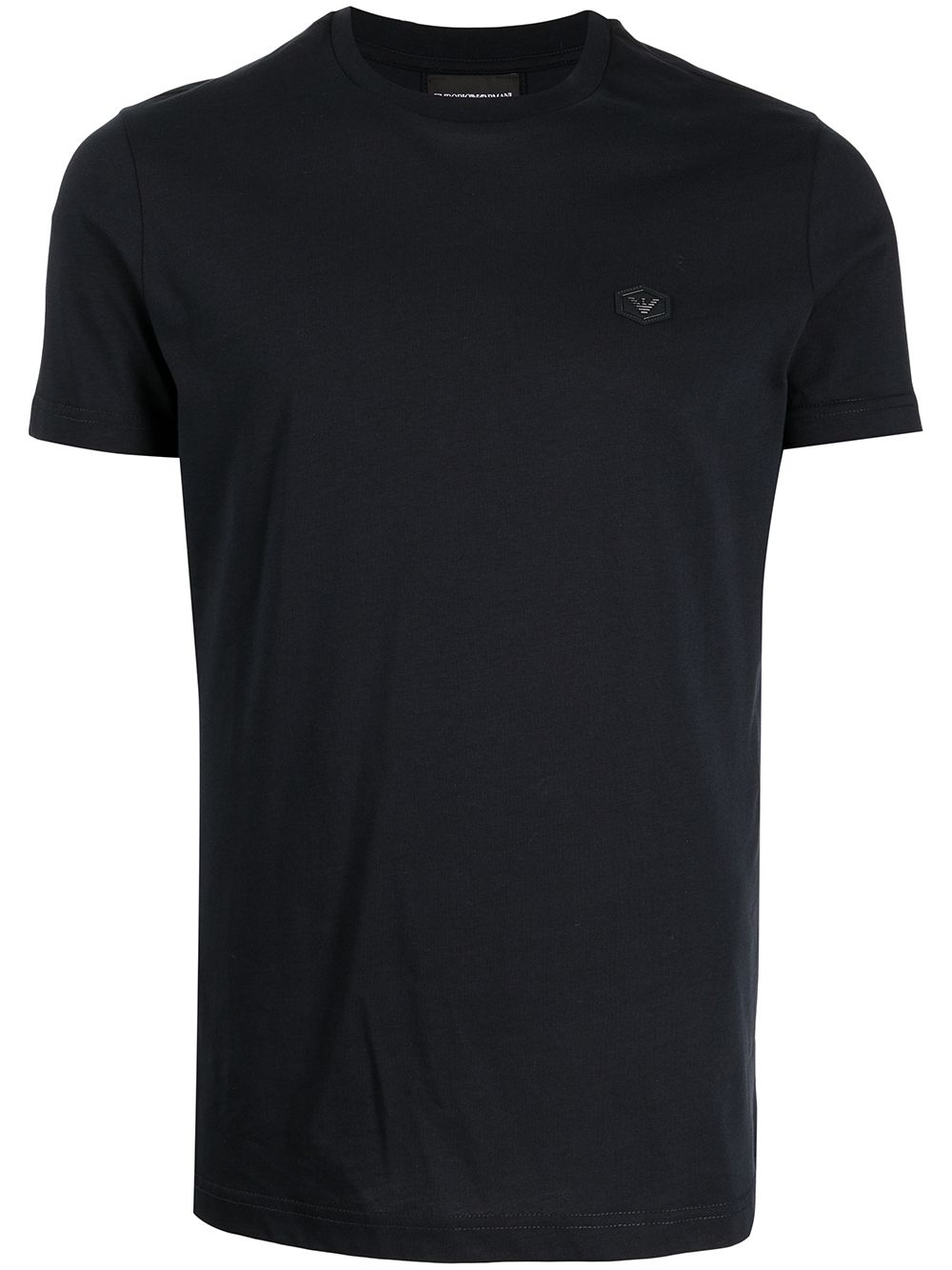 Emporio Armani T-Shirt mit Logo-Patch - Blau von Emporio Armani