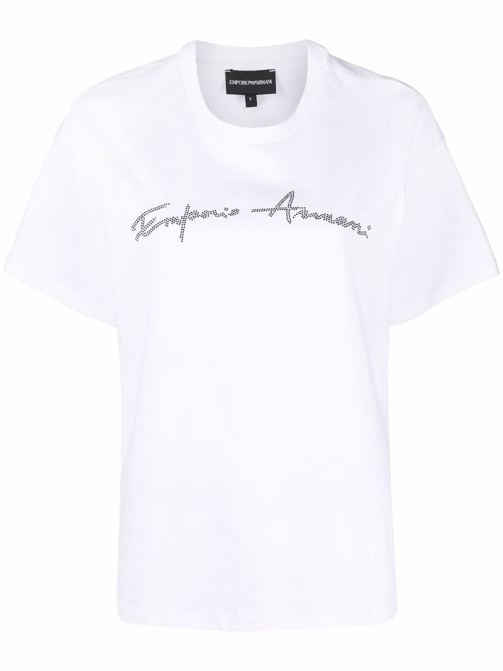 Emporio Armani T-Shirt mit Logo-Print - Weiß von Emporio Armani