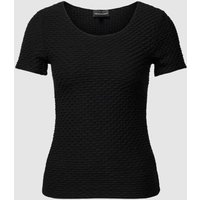 Emporio Armani T-Shirt mit Strukturmuster in Black, Größe L von Emporio Armani