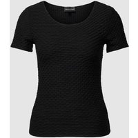 Emporio Armani T-Shirt mit Strukturmuster in Black, Größe S Emporio Armani T-Shirt mit Strukturmuster in Black, Größe S von Emporio Armani