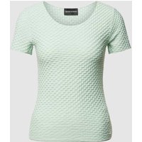 Emporio Armani T-Shirt mit Strukturmuster in Gruen, Größe XL Emporio Armani T-Shirt mit Strukturmuster in Gruen, Größe XL von Emporio Armani