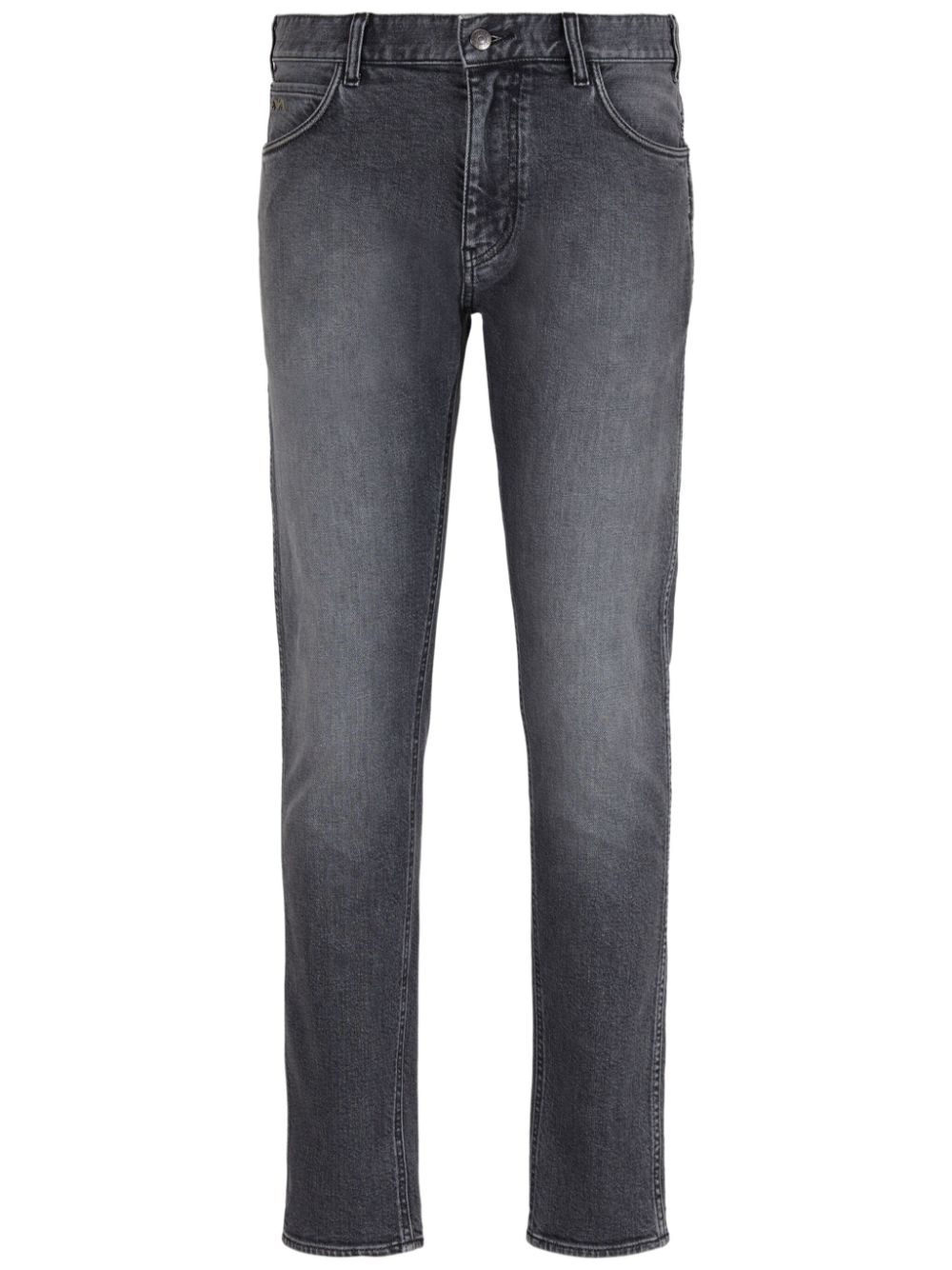 Emporio Armani Tief sitzende J16 Slim-Fit-Jeans - Grau von Emporio Armani