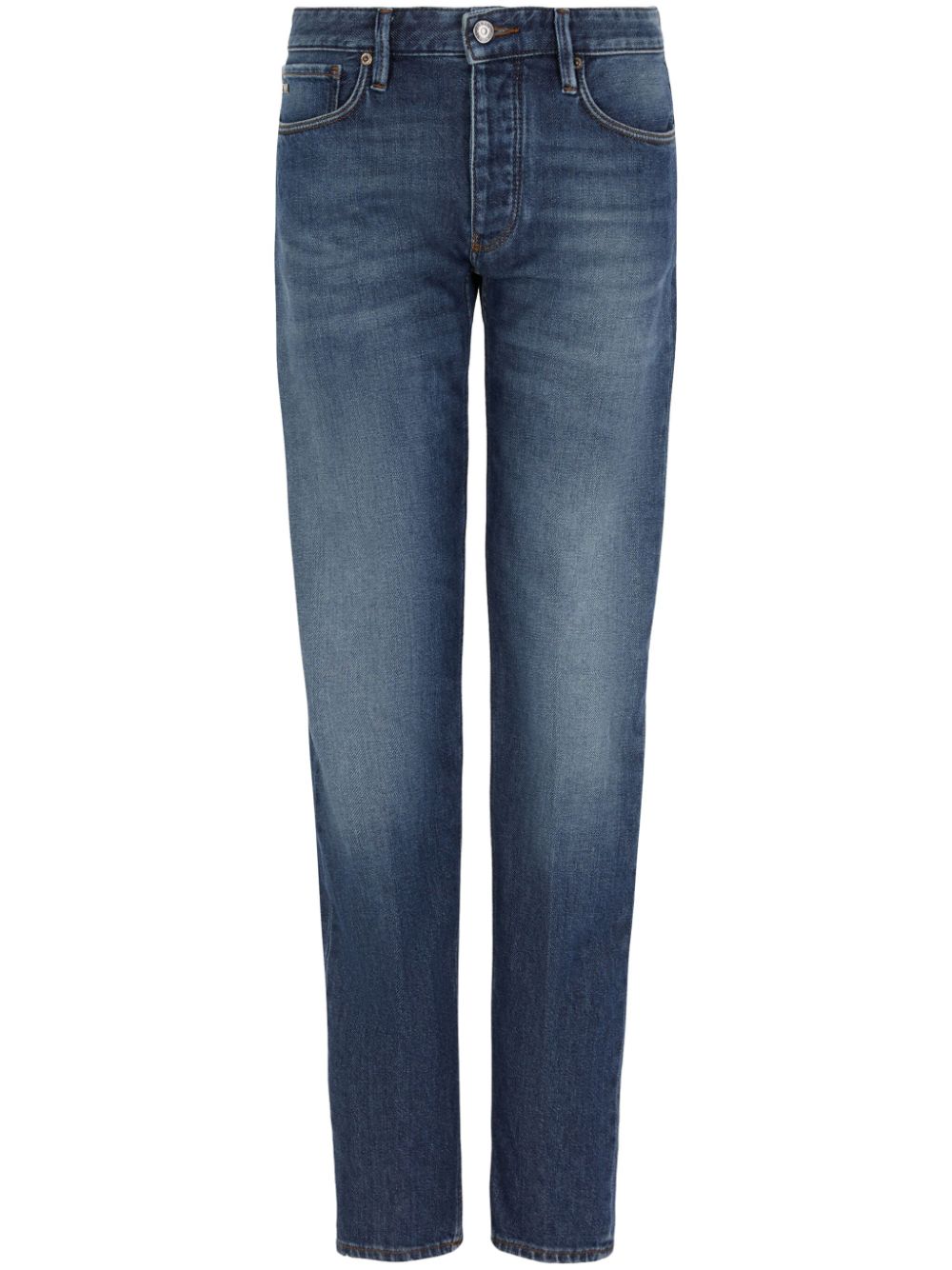 Emporio Armani Tief sitzende Slim-Fit-Jeans - Blau von Emporio Armani