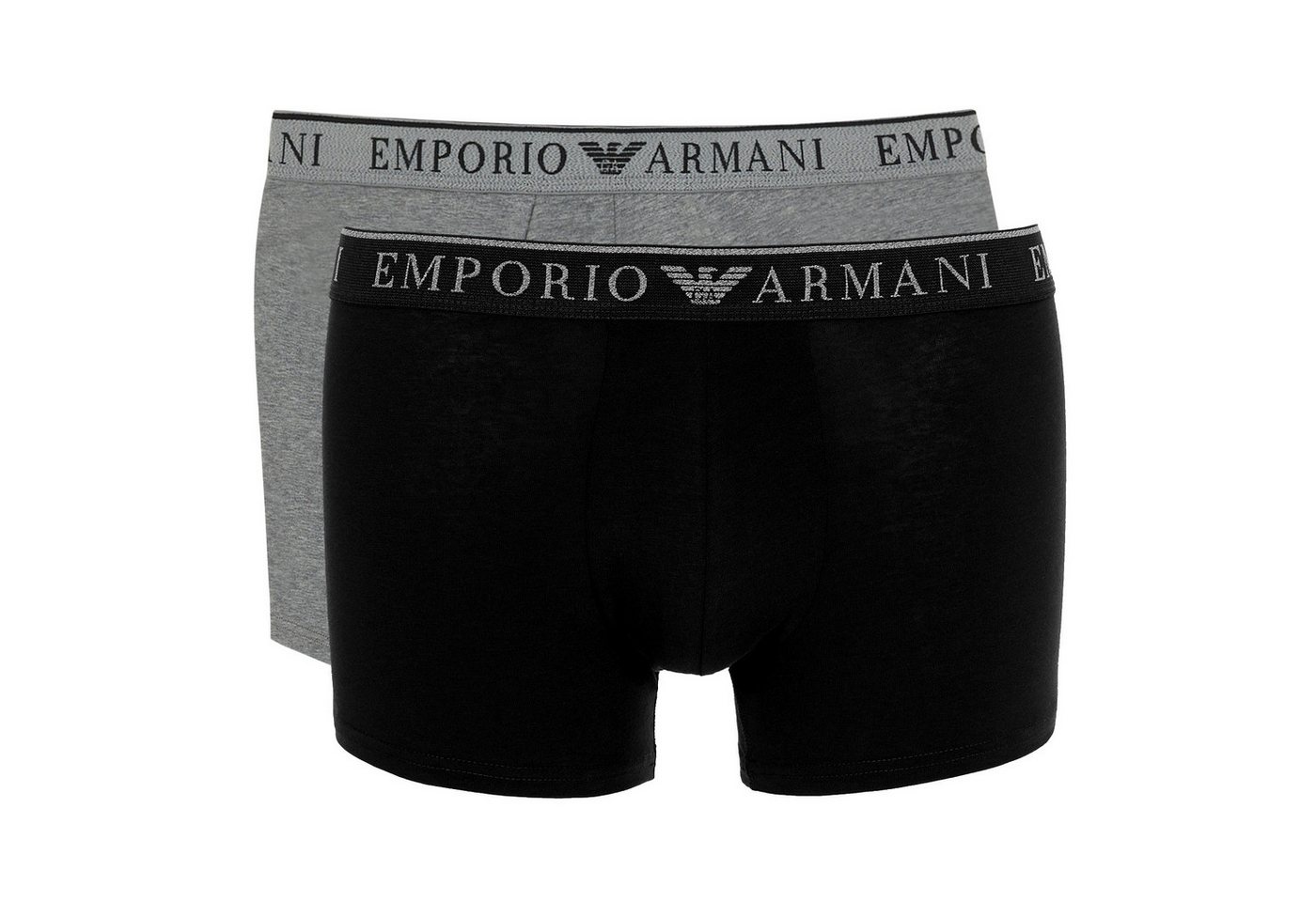 Emporio Armani Trunk 2er Pack Endurance Trunk Stretch Cotton (2-St., 2 Stück) mit umlaufenden Markenschriftzügen von Emporio Armani