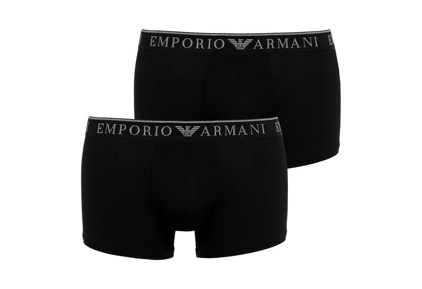Emporio Armani Trunk 2er Pack Endurance Trunk Stretch Cotton (2-St., 2 Stück) mit umlaufenden Markenschriftzügen von Emporio Armani