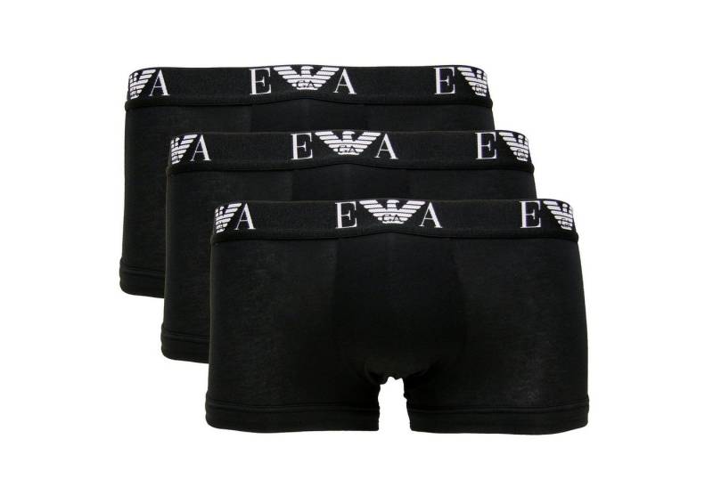 Emporio Armani Trunk CC715 3er Pack Stretch Cotton (Packung, 3-St., 3er-Pack) figurbetonter Slipboxer mit Logo-Bund von Emporio Armani