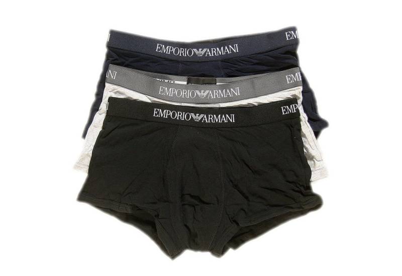 Emporio Armani Trunk CC722 Pure Cotton (Vorteilspack, 3-St., 3er-Pack, 6er-Pack) Herren Short Boxer Unterhose Pure Cotton kurzes Bein von Emporio Armani