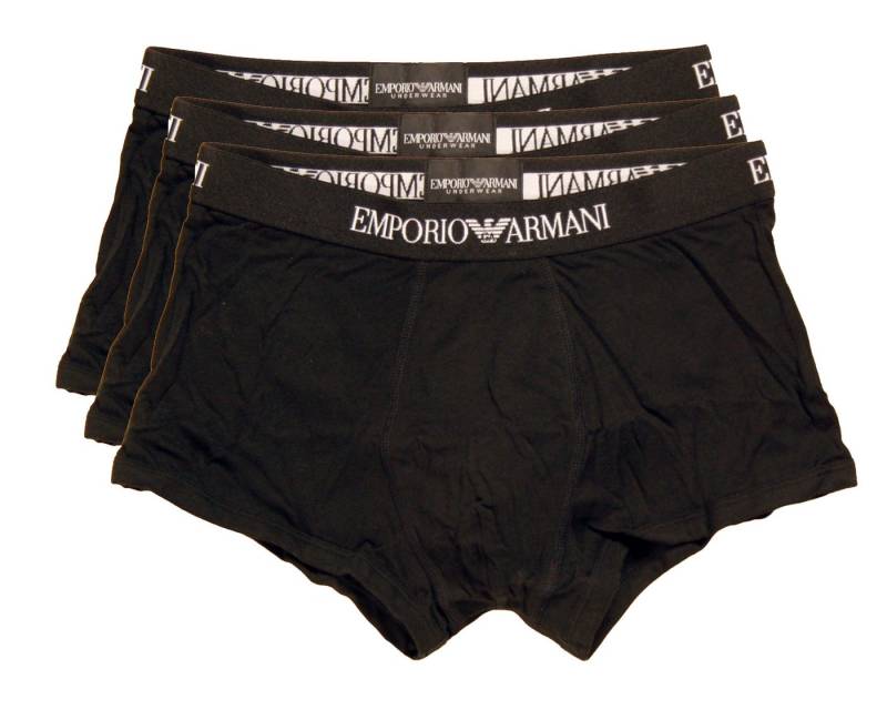 Emporio Armani Trunk CC722 Pure Cotton (Vorteilspack, 3-St., 3er-Pack, 6er-Pack) Herren Short Boxer Unterhose Pure Cotton kurzes Bein von Emporio Armani