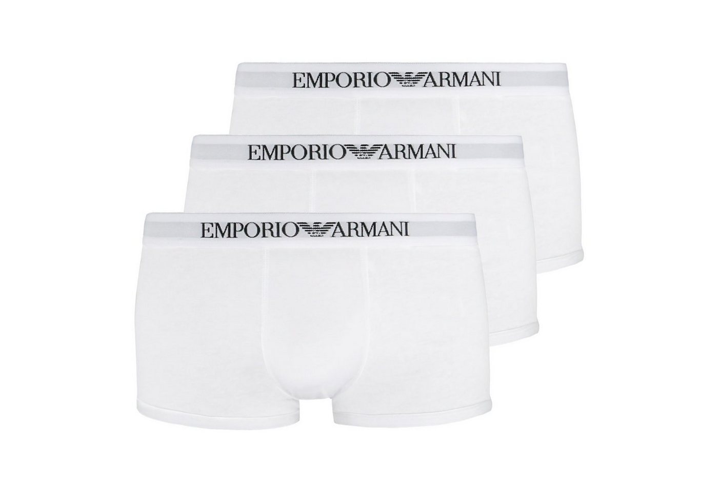 Emporio Armani Trunk Pure Cotton (3-St) ohne störende Gesäßnaht von Emporio Armani