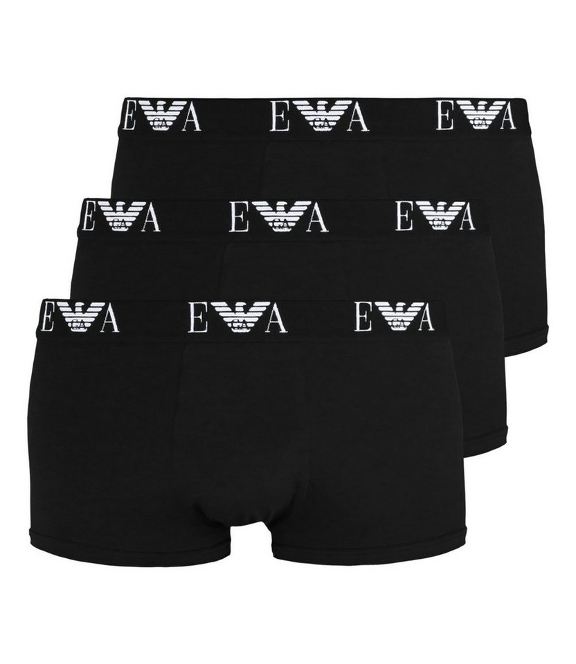 Emporio Armani Trunk Stretch Cotton (3-St) mit doppeltem Frontbereich ohne Eingriff von Emporio Armani
