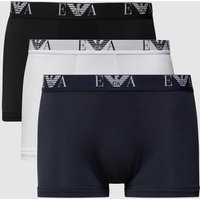 Emporio Armani Trunks mit Stretch-Anteil im 3er-Pack in Marine, Größe S von Emporio Armani