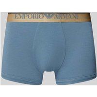 Emporio Armani Trunks mit elastischem Logo-Bund in Bleu, Größe S von Emporio Armani