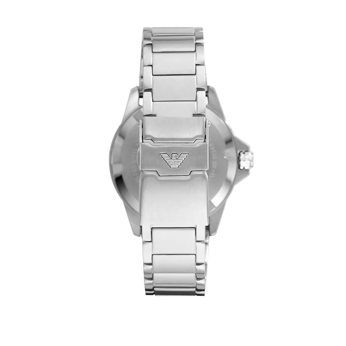Emporio Armani Uhren - Three-Hand Stainless Steel Watch - Gr. unisize - in Silber - für Damen von Emporio Armani