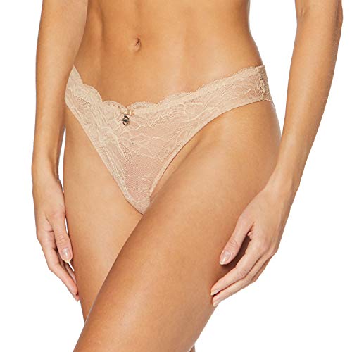 Emporio Armani Underwear Damen Brazilian Brief Virtual Lace Unterwäsche, Pink, XS von Emporio Armani