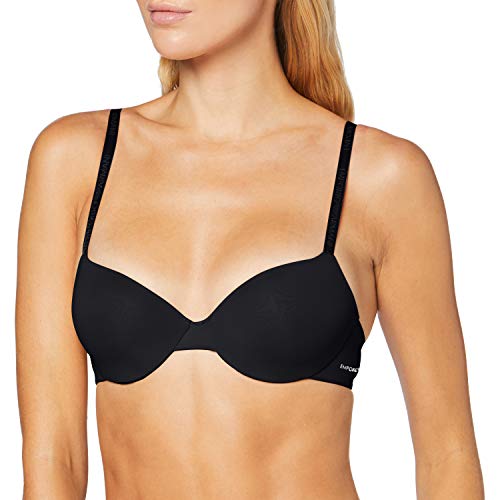 Emporio Armani Underwear Damen Invisible Bra Basic Bonding Microfiber Geformter BH, Undurchsichtige, Black, 34C von Emporio Armani Underwear