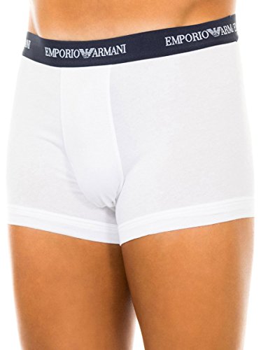 Emporio Armani Underwear Herren Retroshorts, Weiß (Bianco 00110), XX-Large (Herstellergröße: XXL) (3er Pack) von Emporio Armani