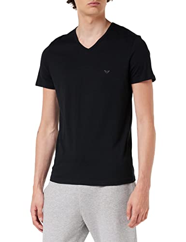 Emporio Armani Underwear Error:#REF 2-Pack T-Shirt Pure Cotton Schlafanzugoberteil, White, S (2er Pack) von Emporio Armani