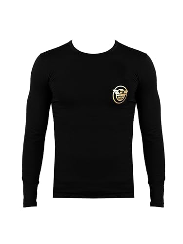 Emporio Armani Underwear Herren Long Sleeves X-Mas Cotton T-Shirt, Black, XL von Emporio Armani