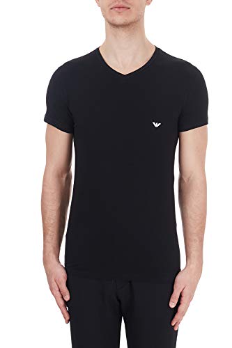 Emporio Armani Herren 110810cc729 Schlafanzugoberteil, Schwarz (Nero 00020), M EU von Emporio Armani